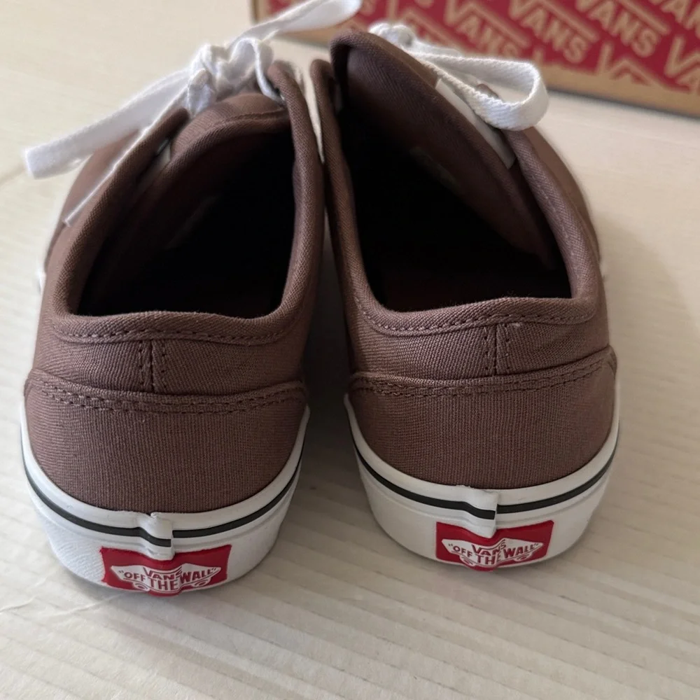 NIB Vans Atwood Youth Sz 5 Deep Taupe Brown Skate Shoes Classic Low Top Sneakers - Picture 5 of 12
